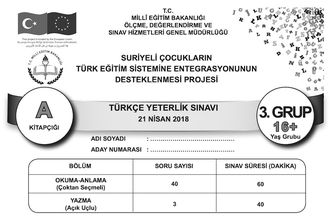 Türkçe Yeterlik Sınavı - 2